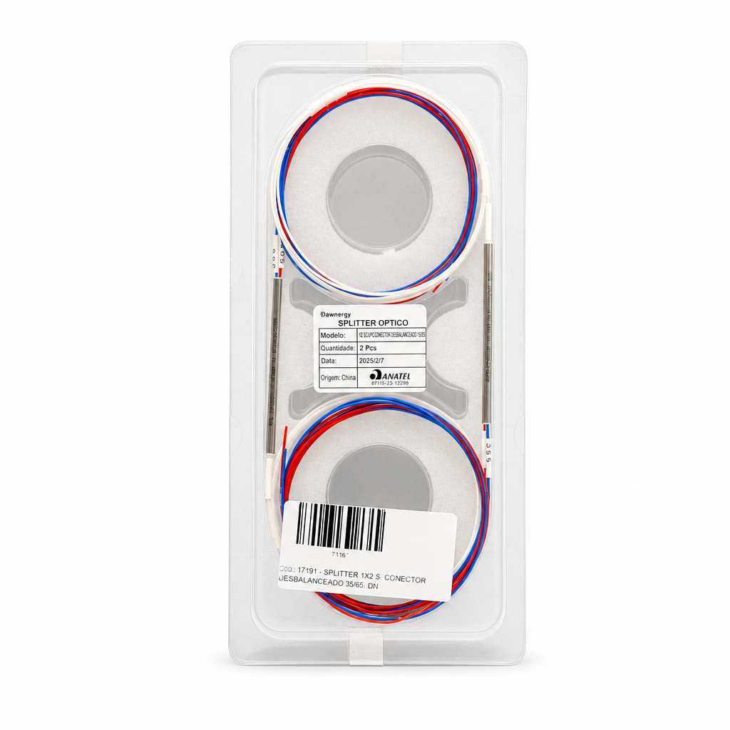 SPLITTER 1X2 S/ CONECTOR DESBALANCEADO 35/65 - DW