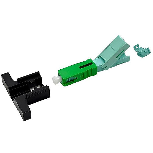 CONECTOR OPTICO ONE CLICK SC APC - CABLIX