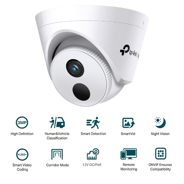 CAMERA BULLET 3MP IR VIGI C430I(2.8MM) TP