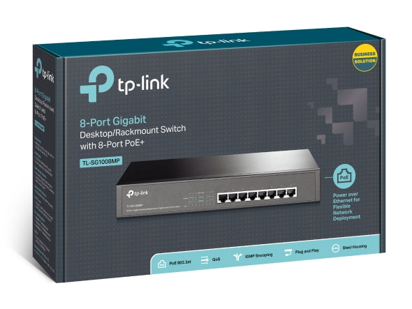 SWITCH 8P GIGA POE+ SG1008MP TP
