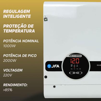 INVERSOR SENOIDAL P 1000W 12V 220V JFA