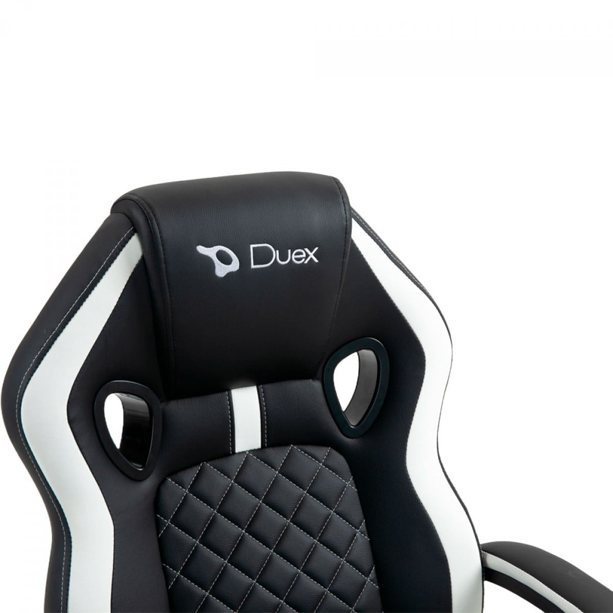 CADEIRA GAMER DX9026, PRETO E BRANCO DUEX