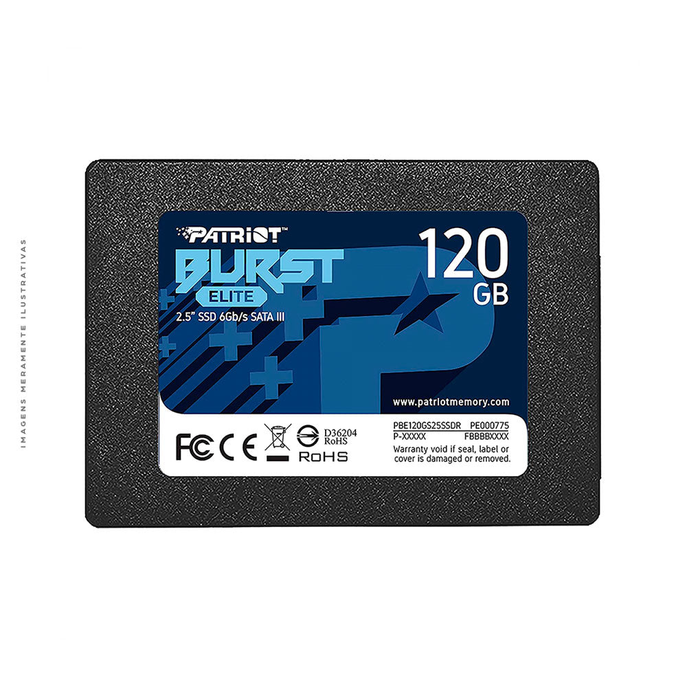 SSD PATRIOT 120GB BURST ELITE SATA III