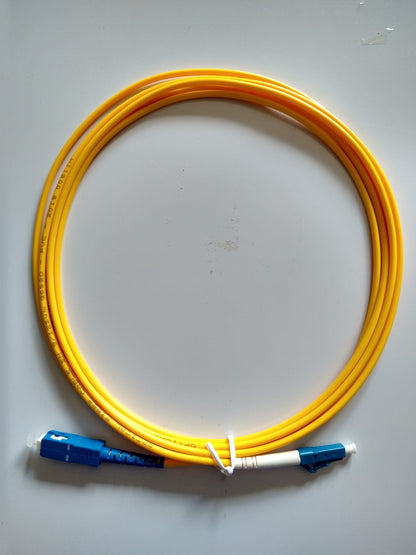 CORDAO OPTICO SM SX SC/UPC-LC/UPC 2,5M CABLIX