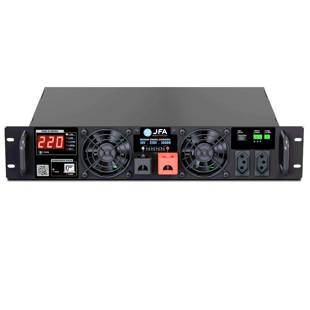 INVERSOR SENOIDAL RACK 3000W 48V 220V JFA