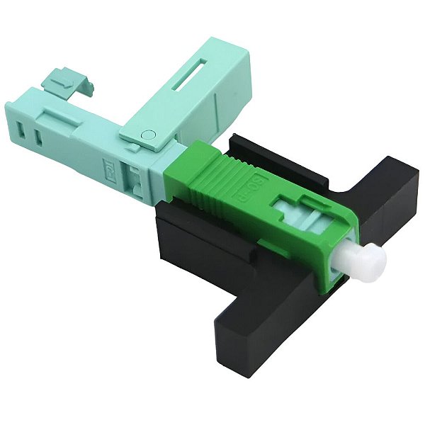 CONECTOR OPTICO ONE CLICK SC APC - CABLIX