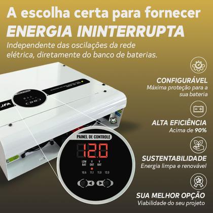 INVERSOR SENOIDAL P 1000W 12V 220V JFA