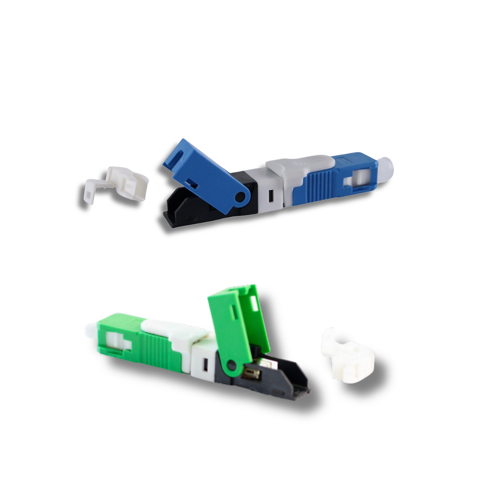 CONECTOR OPTICO ONE CLICK DUPLO CERAMICA SC/APC DW