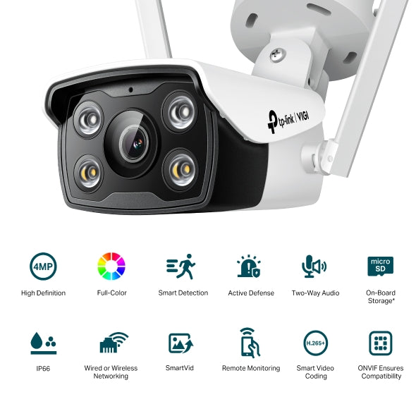 CAMERA 4MP EXTERNA FC WIFI VIGI C340-W (4MM) TP