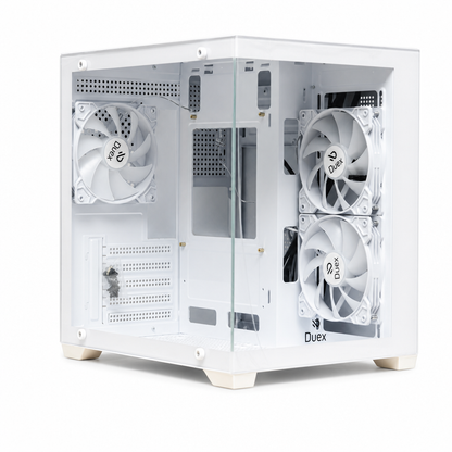 GABINETE DXGA275WH C/ LOGO 3 FANS RGB DUEX