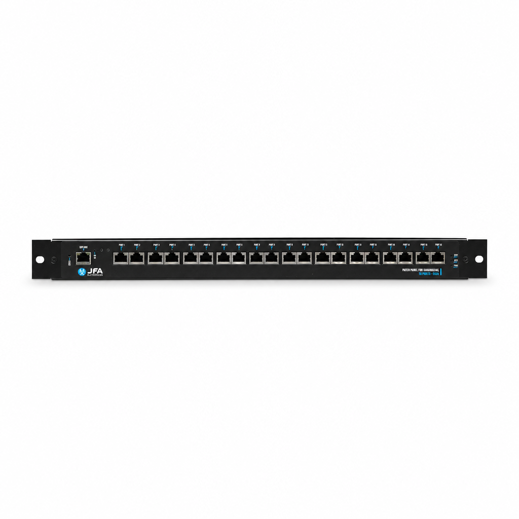 PATCH PANEL POE GIGA 10P GERENCIAVEL JFA