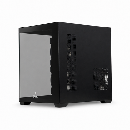 GABINETE DXGA275BK C/ LOGO 3 FANS RGB DUEX