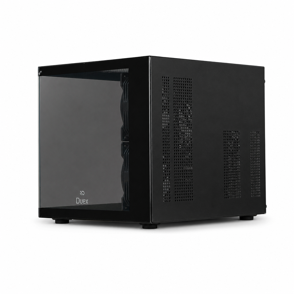 GABINETE DXGA325BK C/ LOGO 3 FANS ARGB DUEX