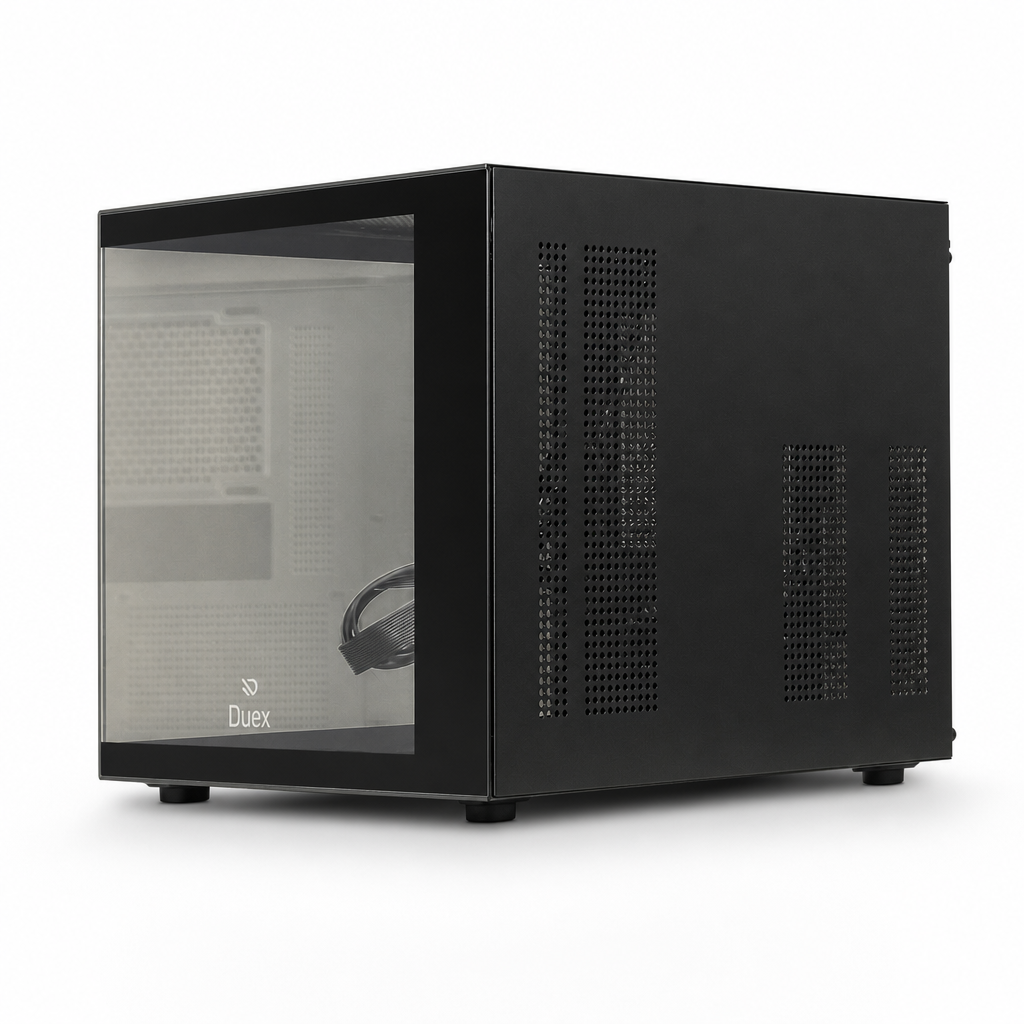 GABINETE GAMER DXGA325BK C/ LOGO DUEX