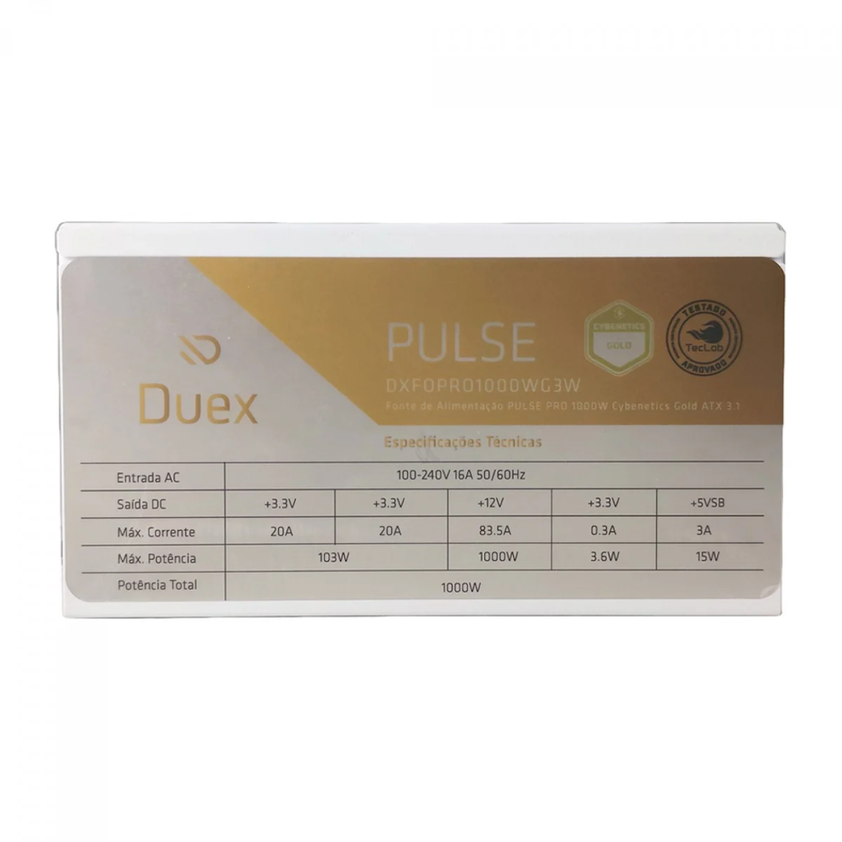 CONVERSOR ELÉTRICO DUEX PRO PULSE DXFOPRO1000WG3W