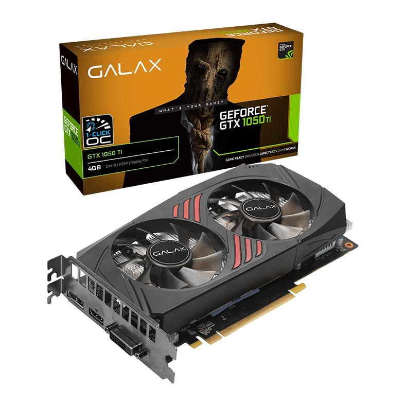 PLACA DE VIDEO 50IQH8DSQ3CC GTX1050TI 1-CLICK GALA