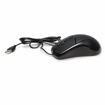 MOUSE S/ LOGOTIPO OPTICO 3D USB COM FIO M365 OEM