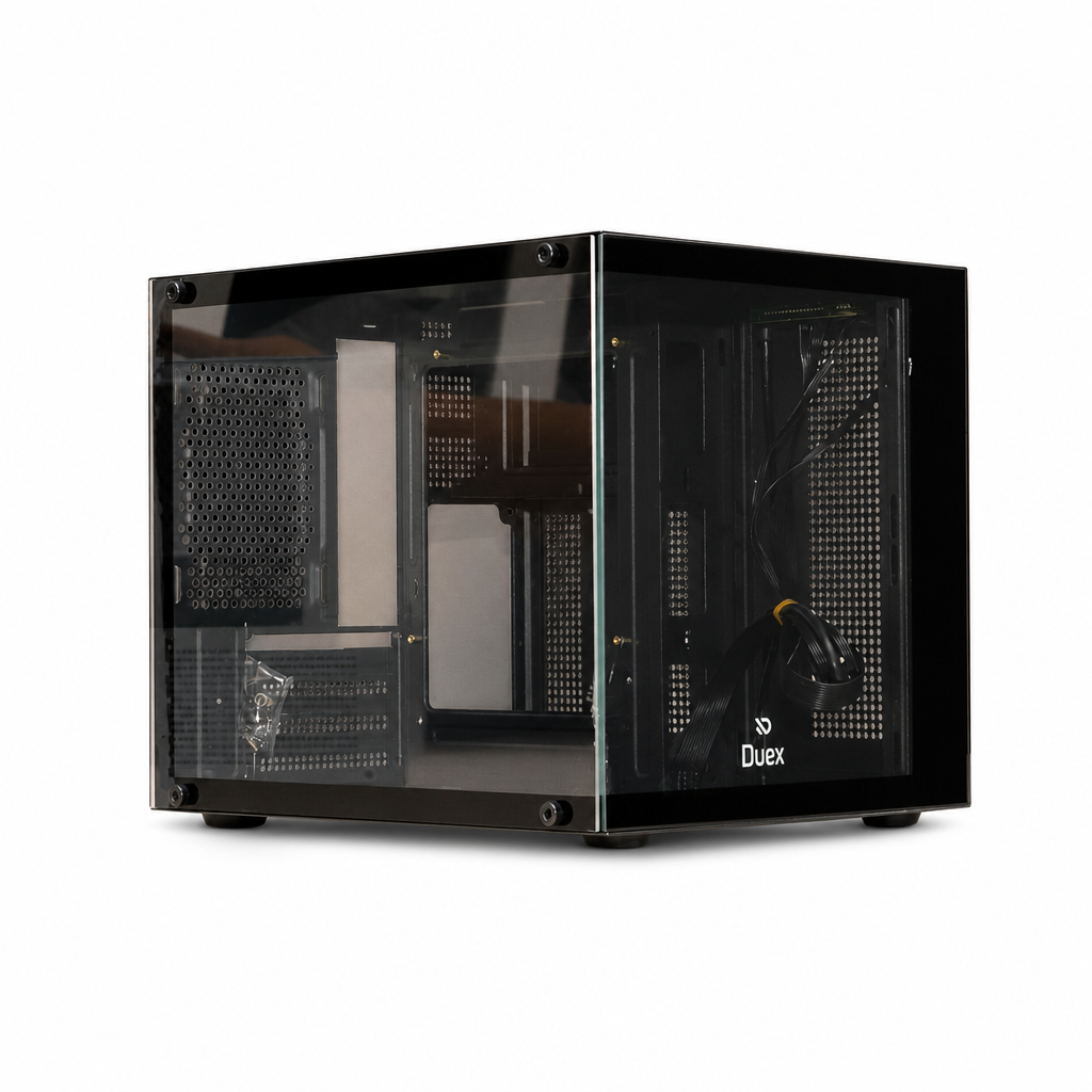 GABINETE GAMER DXGA325BK C/ LOGO DUEX