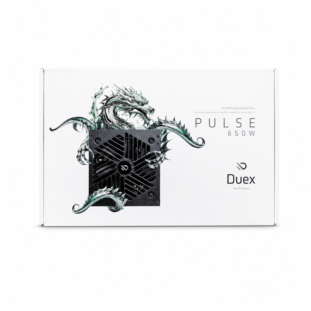 FONTE PULSE PRO 650W 80PLUS BRONZE FULL MOD DUEX