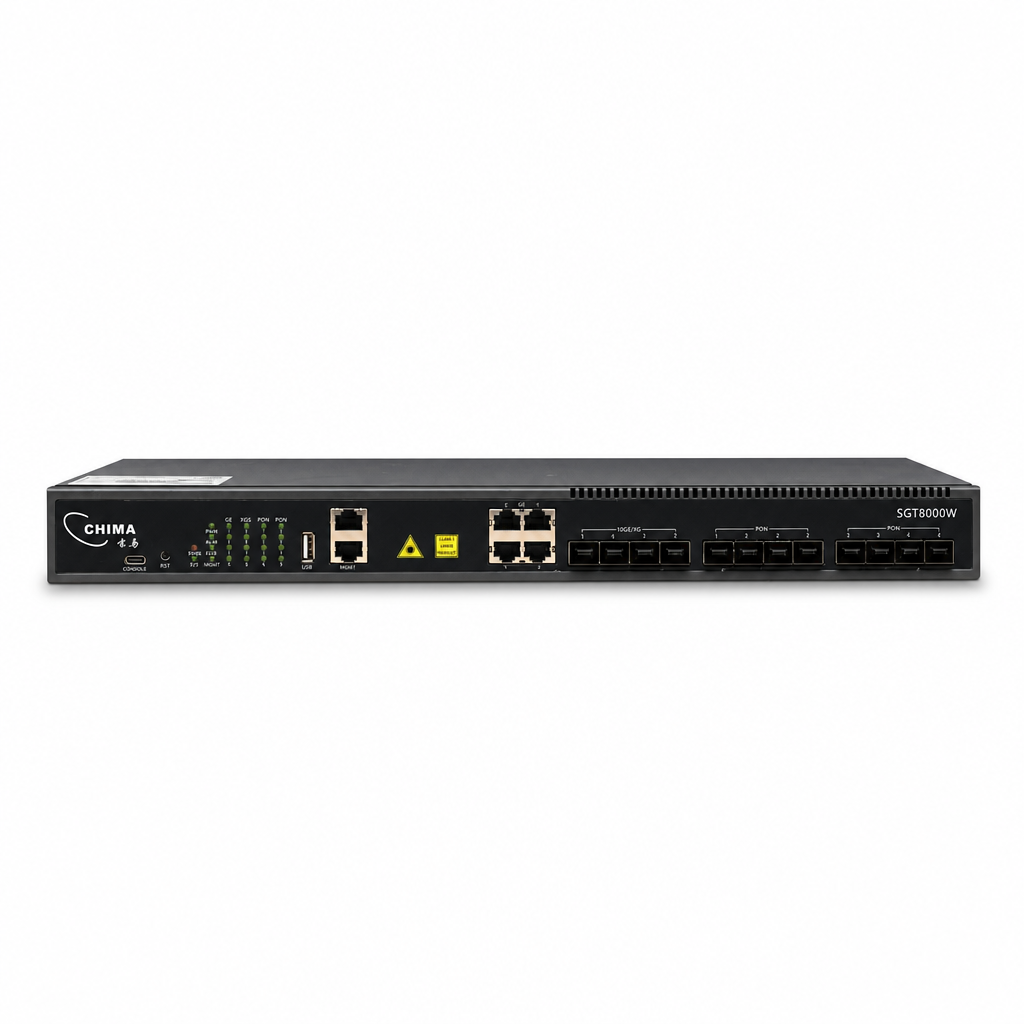 OLT 8 PORTAS GPON VAZIA AC/AC SGT8000W - CHIMA