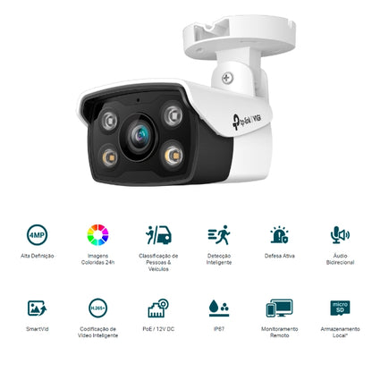 CAMERA BULLET 4MP FULLCOLOR VIGI C340(2.8MM) TP