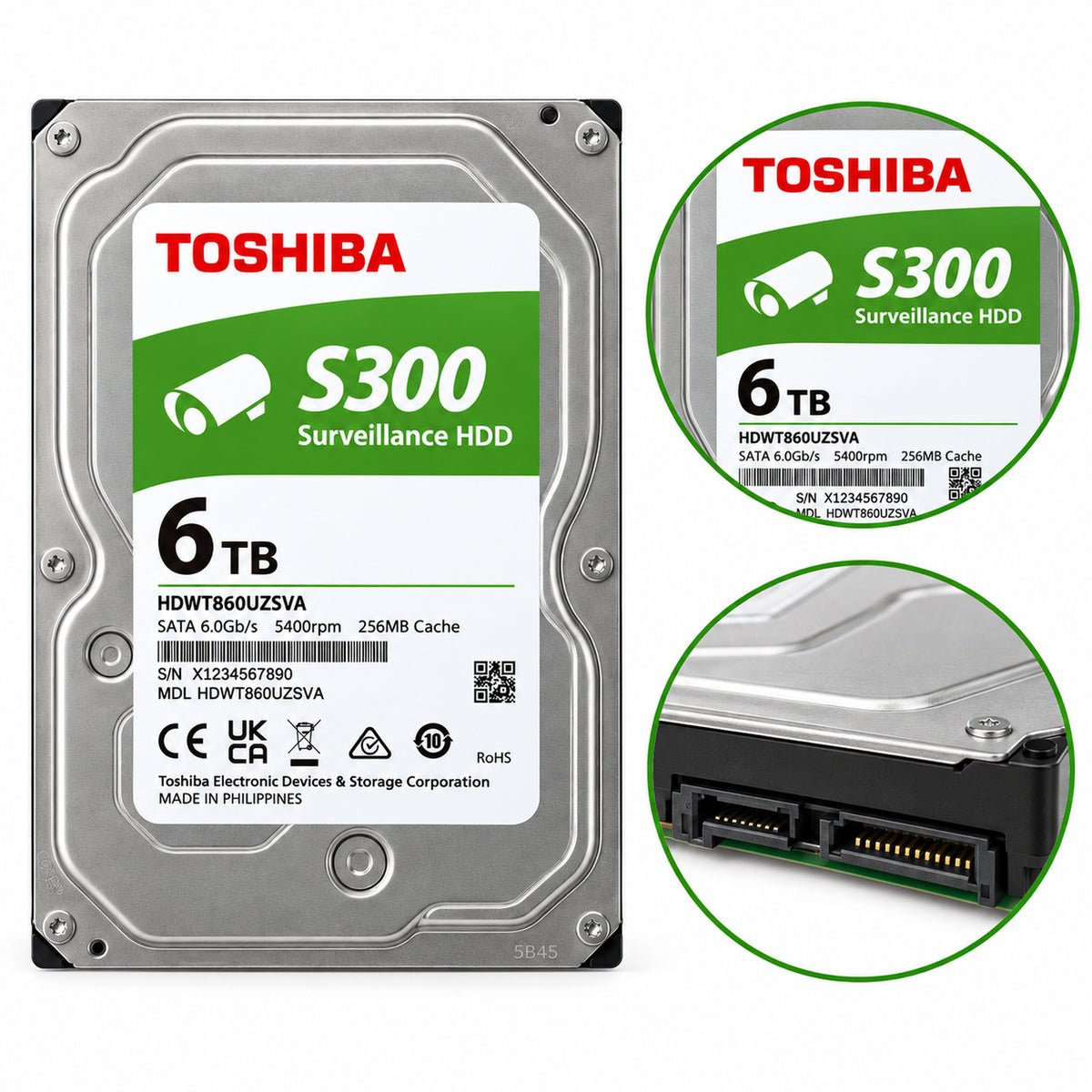 HDD HDWT860UZSVA TOSHIBA