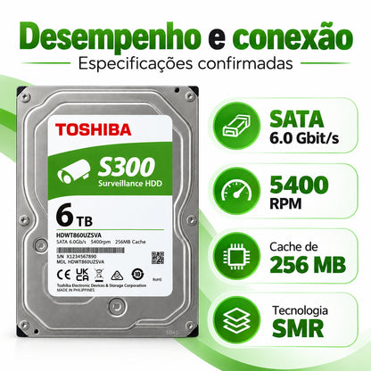 HDD HDWT860UZSVA TOSHIBA
