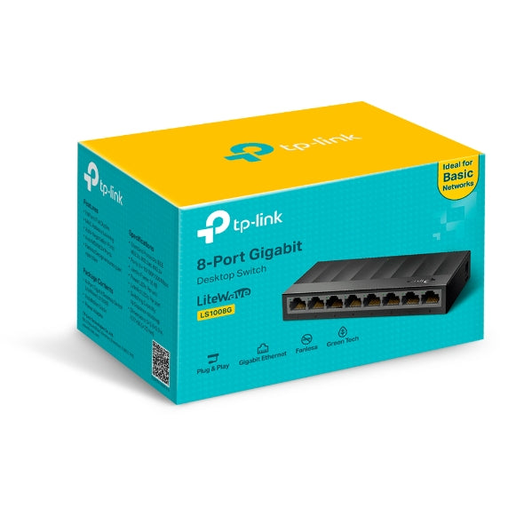 SWITCH 8P GIGA LS1008G (BR) TP