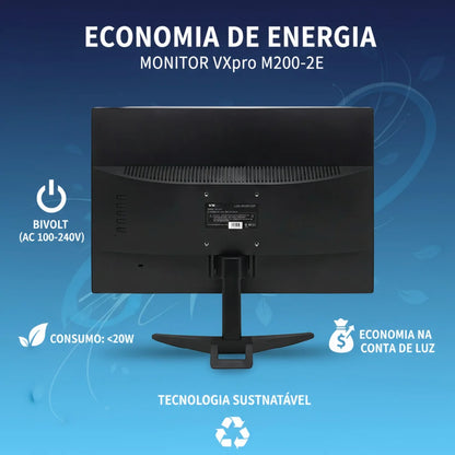 MONITOR 20'' LED VGA+HDMI M200-2E 75HZ VXPRO