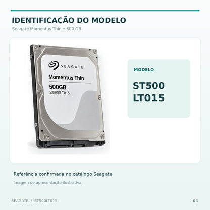 HD 500GB SATA 2.5 ST500LT015 SEAGATE