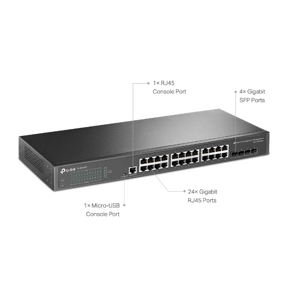 SWITCH GERENCIAV GIGABIT L2 28 PORTAS SG3428 TP