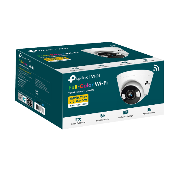 CAMERA 4MP FULL-COLOR WIFI VIGI C440-W (4MM) TP