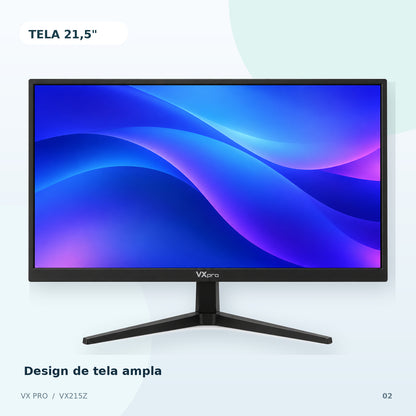 MONITOR 21,5'' LED 1VGA+2HDMI VX215Z 75HZ VX PRO