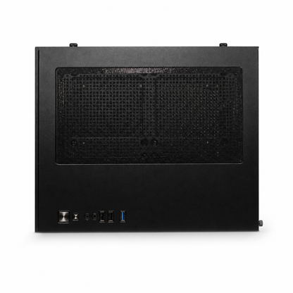 GABINETE DXGA275BK C/ LOGO 3 FANS RGB DUEX