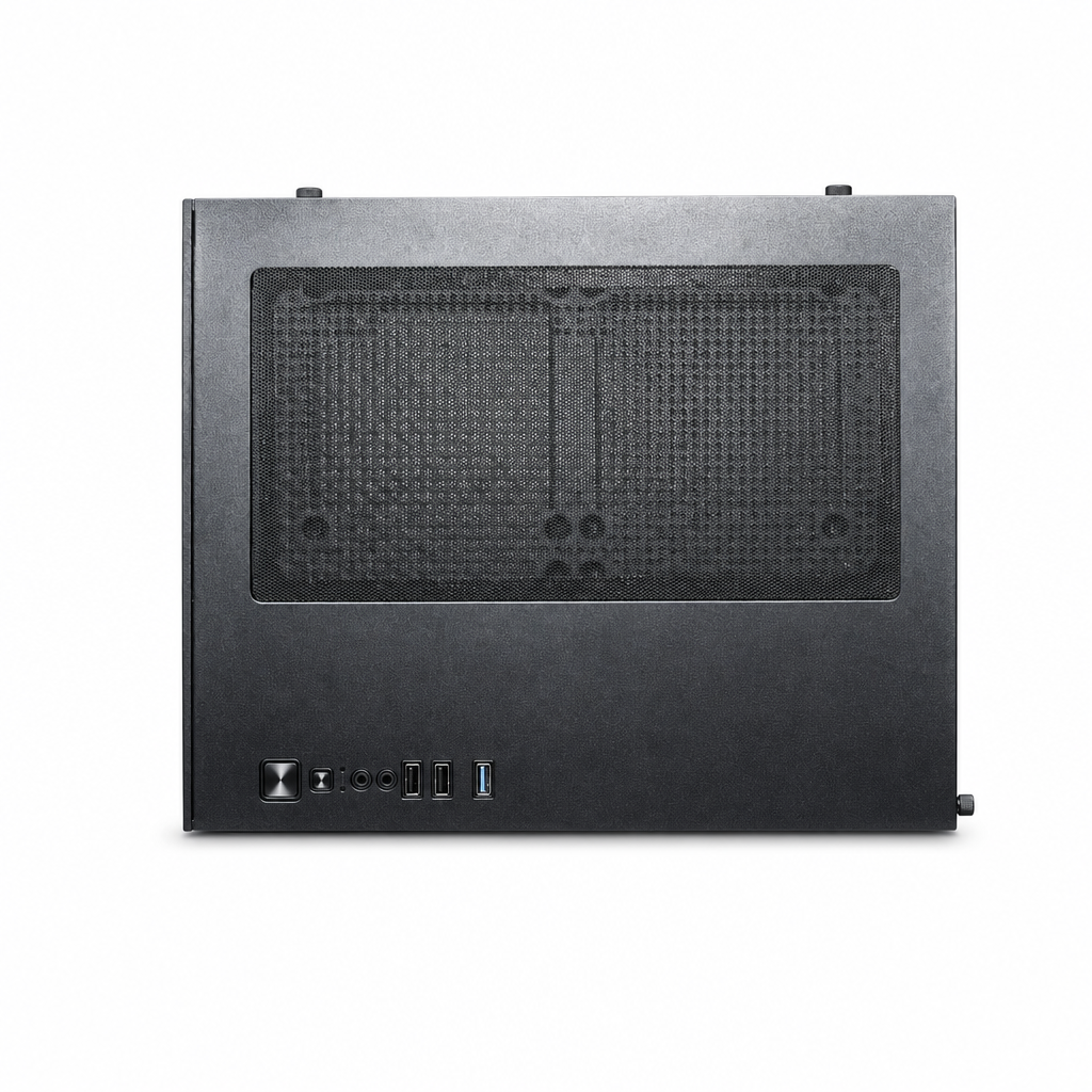 GABINETE DXGA275BK C/ LOGO 3 FANS RGB DUEX