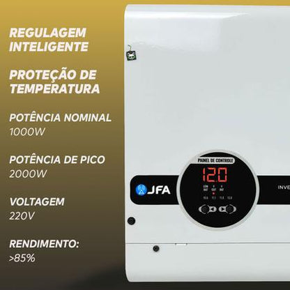 INVERSOR SENOIDAL P 1000W 12V 220V JFA