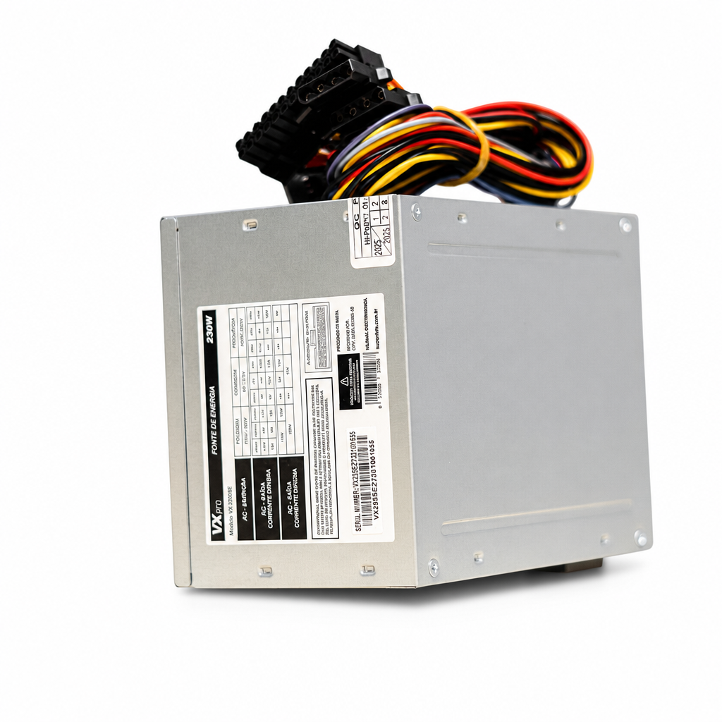 FONTE 230W SEM CABO VX 230SE VXPRO