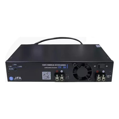 RETIFICADORA NOBREAK 12V/8A RACK OU BANCADA JFA