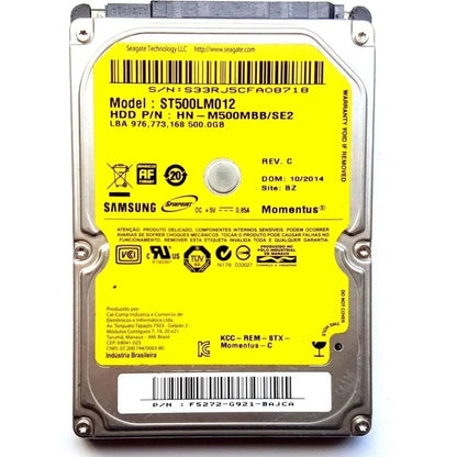 HD 500GB 2.5 ST500LM012 SEAGATE
