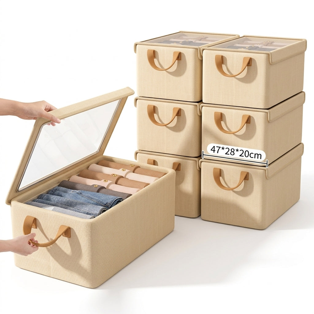 CONJUNTO 2 CAIXAS ORGANIZADORAS 47X28X20  UNION