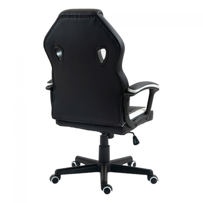 CADEIRA GAMER DX9026, PRETO E BRANCO DUEX