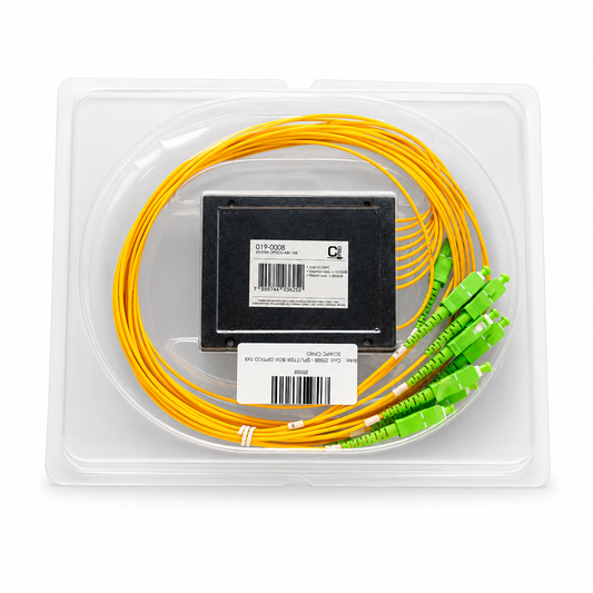 SPLITTER BOX OPTICO 1X8 SC/APC C-PRO