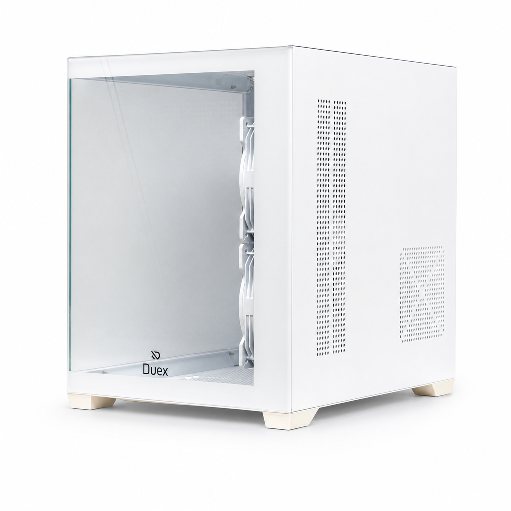 GABINETE DXGA275WH C/ LOGO 3 FANS RGB DUEX