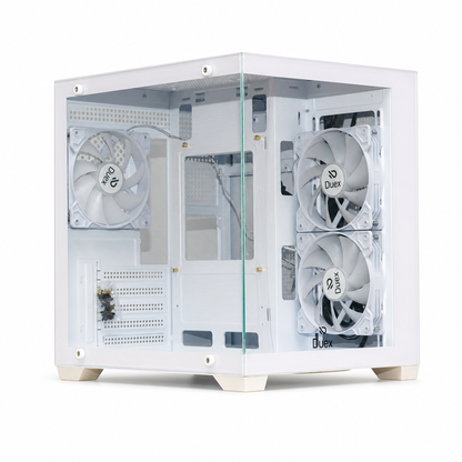 GABINETE DXGA275WH C/ LOGO 3 FANS RGB DUEX
