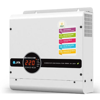 INVERSOR SENOIDAL P 1500W 12V 220V JFA