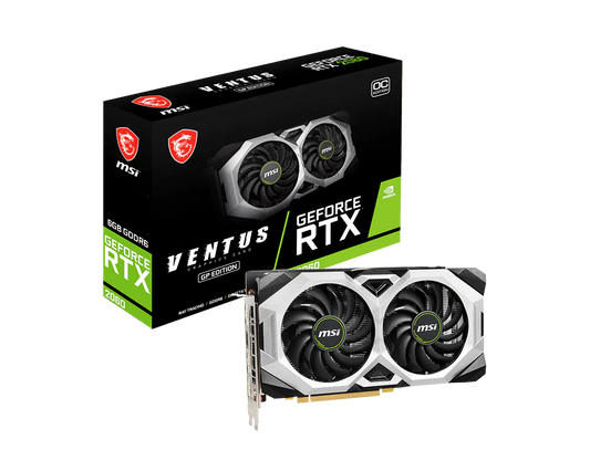 PLACA DE VIDEO RTX2060 GEFORCE VENTUS GP OC MSI