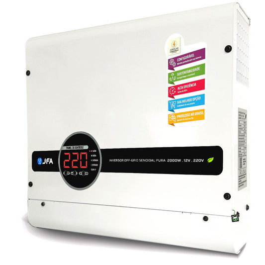 INVERSOR SENOIDAL P 2000W 12V 220V JFA