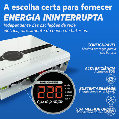 INVERSOR SENOIDAL P 2000W 24V 220V JFA