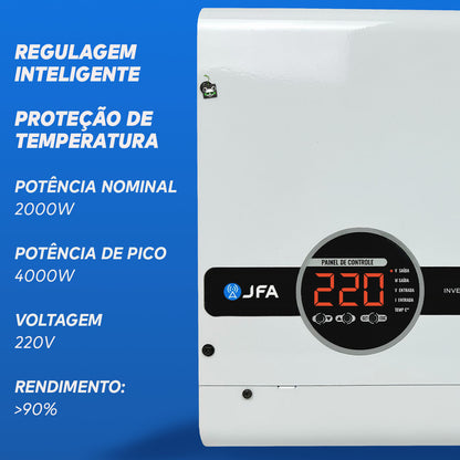 INVERSOR SENOIDAL P 2000W 24V 220V JFA
