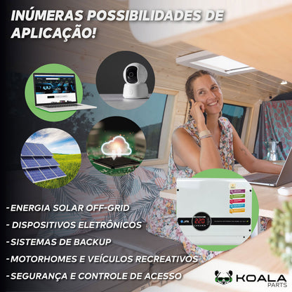 INVERSOR SENOIDAL P 2000W 24V 220V JFA